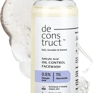 deconstruct Oil Control Face wash 0.5% Salicylic Acid| For Acne & Pimples|Controls exces oil Face Wash (100 ml)
